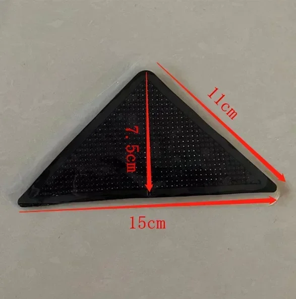 

Противоскользящие наклейки для ковров, черный, пенополиуретан, 4 шт.