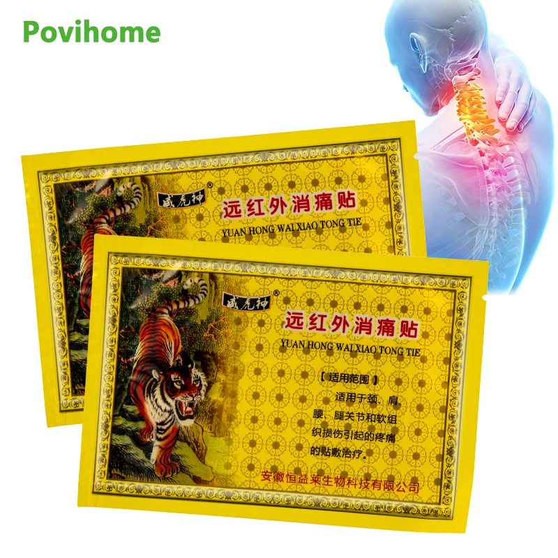 

4Pcs Tiger Balm Analgesic Medical Plaster Soothing Muscle Cervical Neck Knee Joint Pain Relief Patch Arthritis Backache Sticker