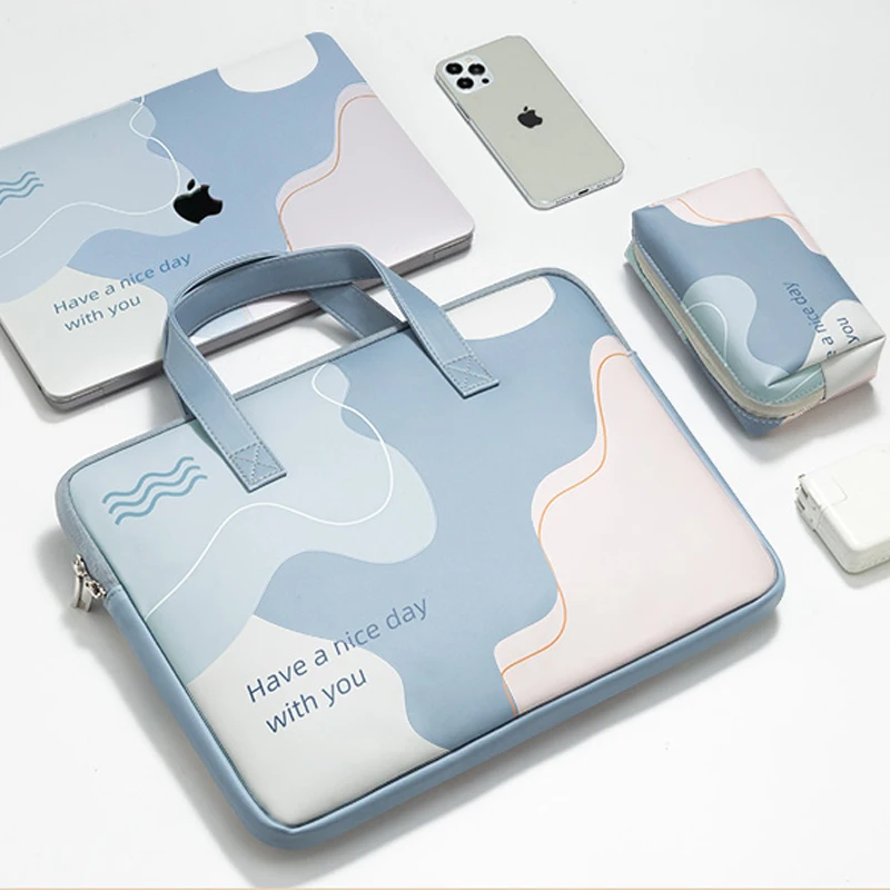 Сумка для ноутбука Macbook Pro 13 M2 M1 2022 2020 чехол-портфель сумка book Air 3 Dell HP Huawei Lenovo Xiaomi 14