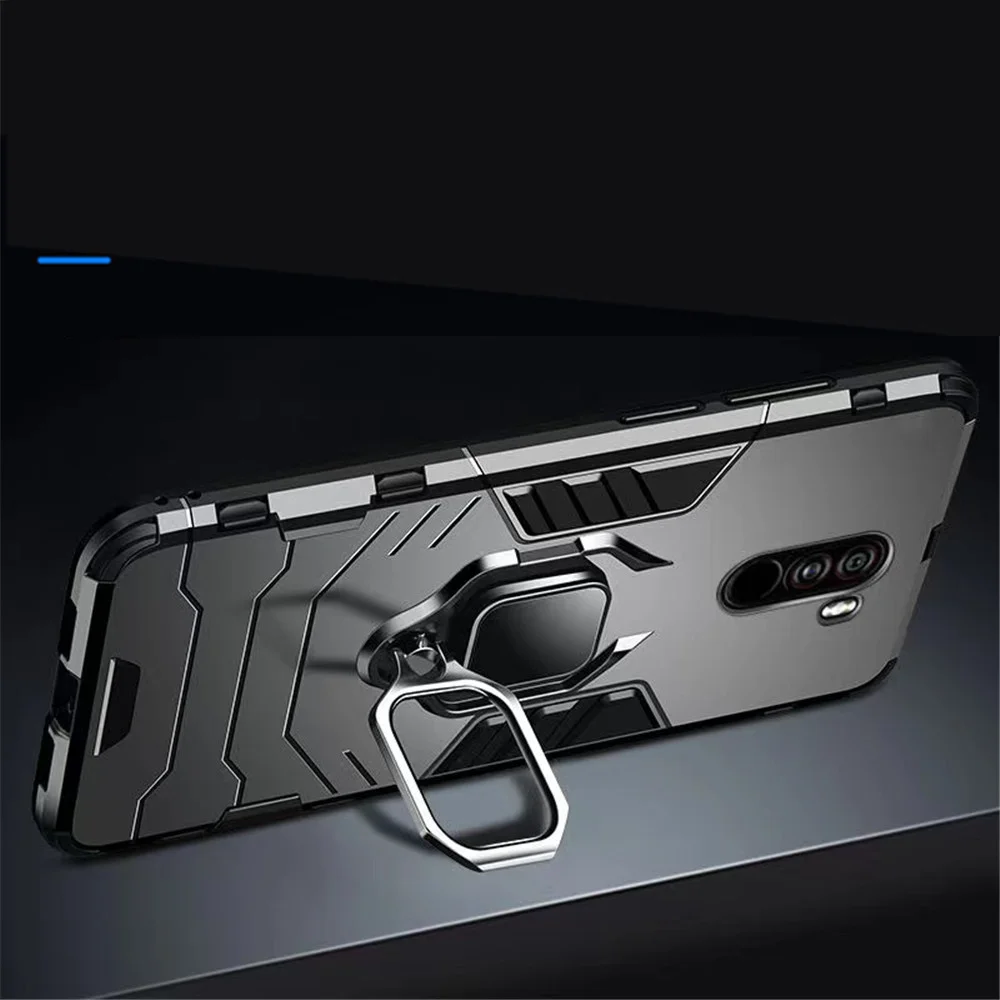 Чехол Xiaomi Pocophone F1 Armor для Poco ударопрочный чехол из поликарбоната и ТПУ защитная