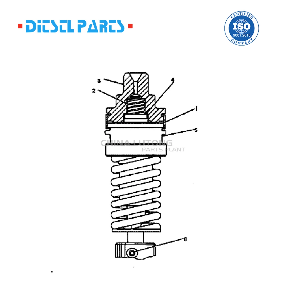 7W-5929 Плунжер и цилиндрический топливный насос 7W5929 топливного насоса для Caterpillar CAT
