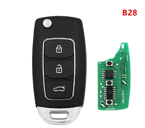 

Универсальный пульт дистанционного управления KEYDIY B series B28 B29 B15, 5 шт./комплект, 3 кнопки, для KD200, KD900, KD900