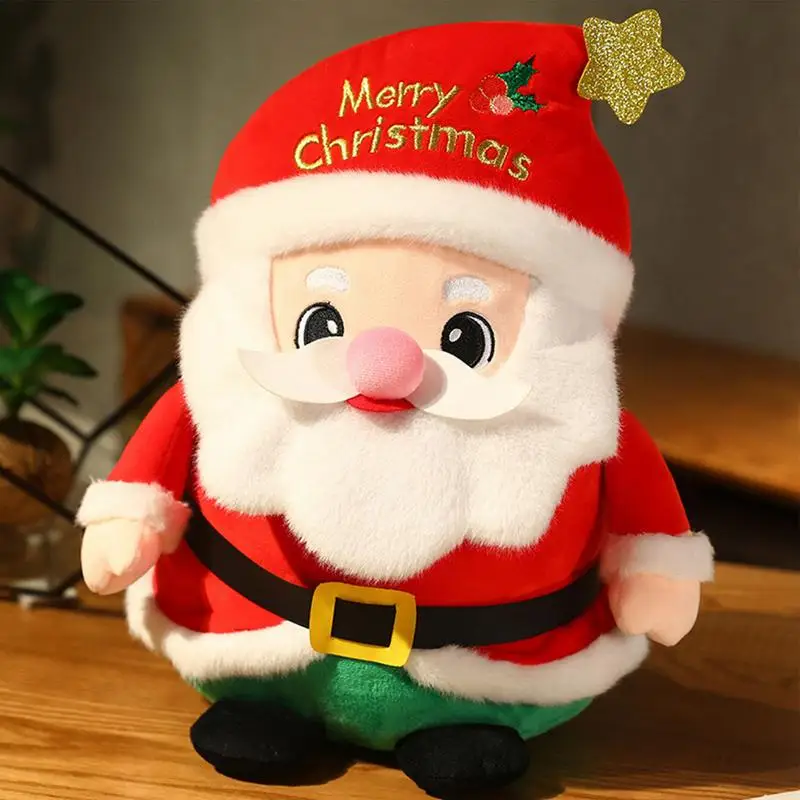 

Universal Christmas Santa Pillow Best Quality Comfortable Santa Pillows Plush Portable 3D Stuffed Santa Plush toys For Kids