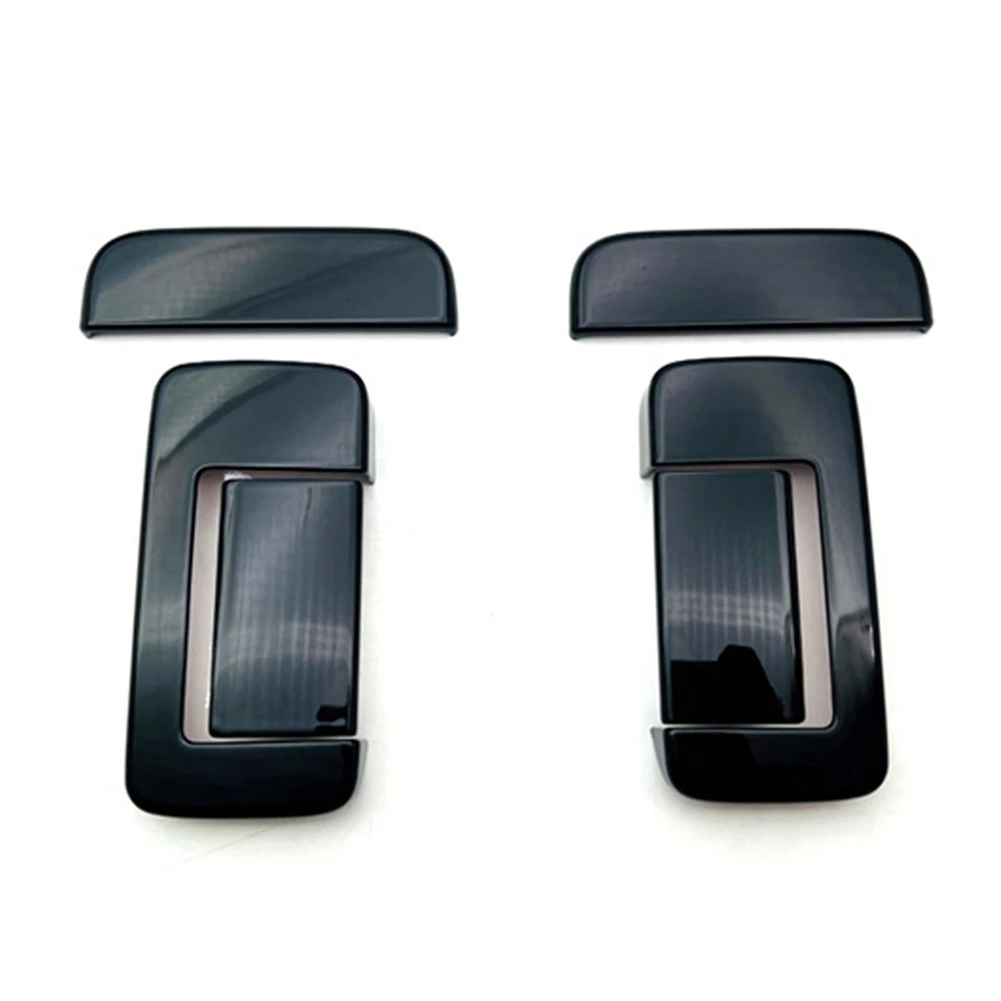 

4Pcs Glossy Black Exterior Side Door Handle Frame Cover Trim Without Smart Hole for Daihatsu ATRAI / HIJET CARGO 2022+