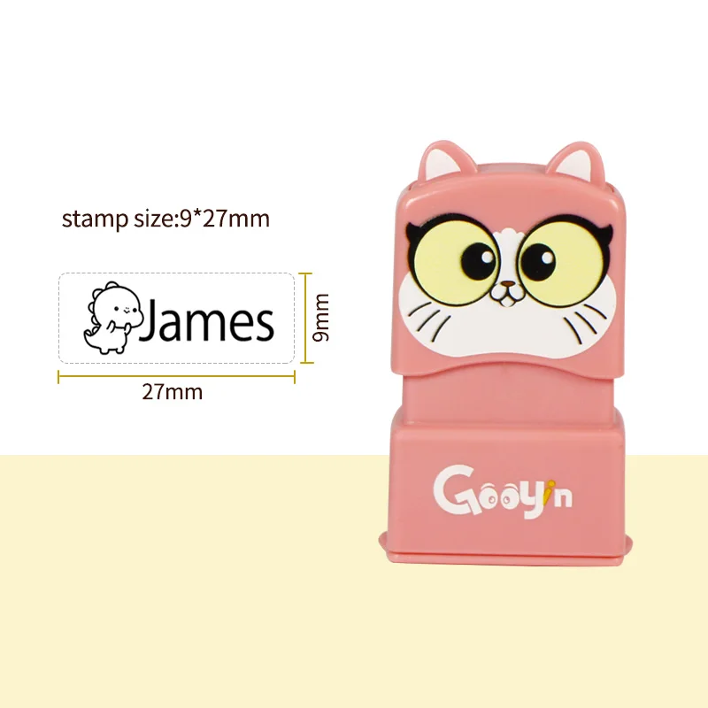 Customized Name Stamp Waterproof Toy Baby Student Clothes Chapter Wash not Faded Children's Seal Customized Stamp Gifts