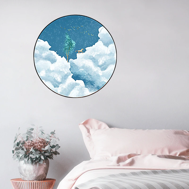 

Refresh Landscape Wall Art Paintings with Frame For BedRoom Decoration Alternative Canvas Poster Painting Printed Home Decor