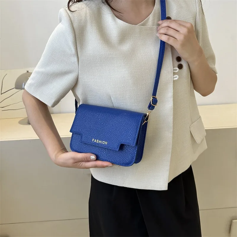 Fashion Luggage & Bags Women's Handbags Shoulder High Quality Retro Square Casual Black PU Waterproof Business Bolsa Feminina