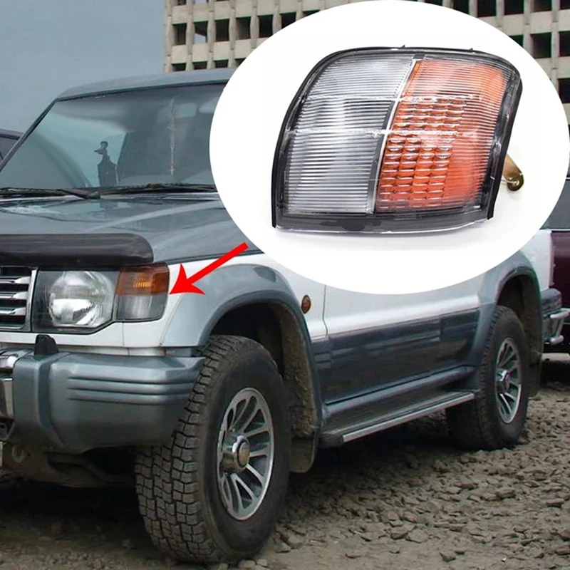 Сигнальная лампа переднего углового освещения автомобиля в сборе MR124957 MR124958 для