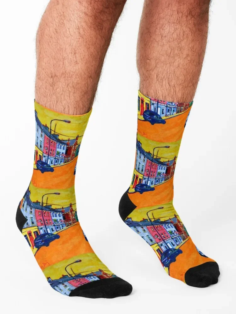 Kinvara County Galway ирландские носки модные яркие подвязки забавные подарочные для