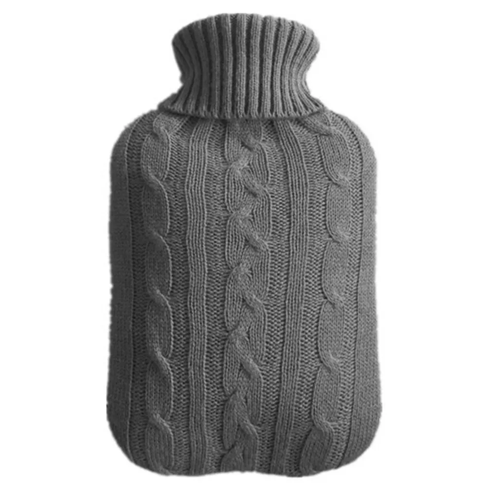 

2000 Ml Hot Water Bag Needle Web Cover Warm Handbash Cloth Warm Hand Bag For Pain Relief Neck Shoulder Pain And Hand Feet Warmer