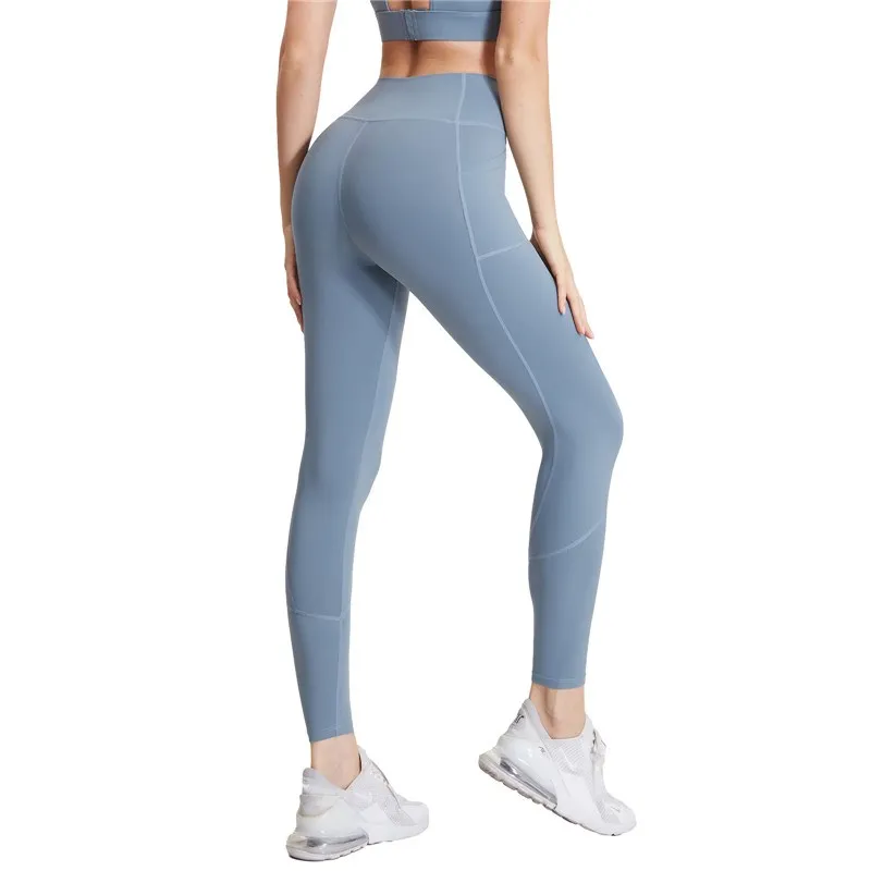 Sexy Stretchy Women Fitness Leggings Sports Leggins Pockets Push Up Legging Sport Femme Buttery Soft High Waist Yoga Pants