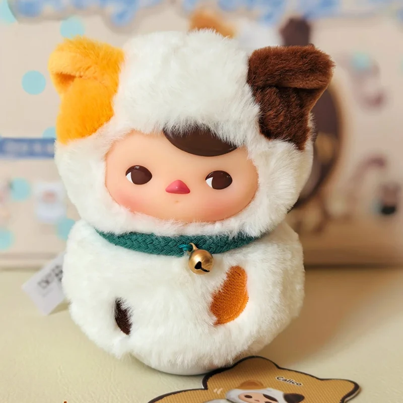 Оригинальная игрушка Roly Poly Kitty Pucky Tumbler Meow Series милые виниловые игрушки