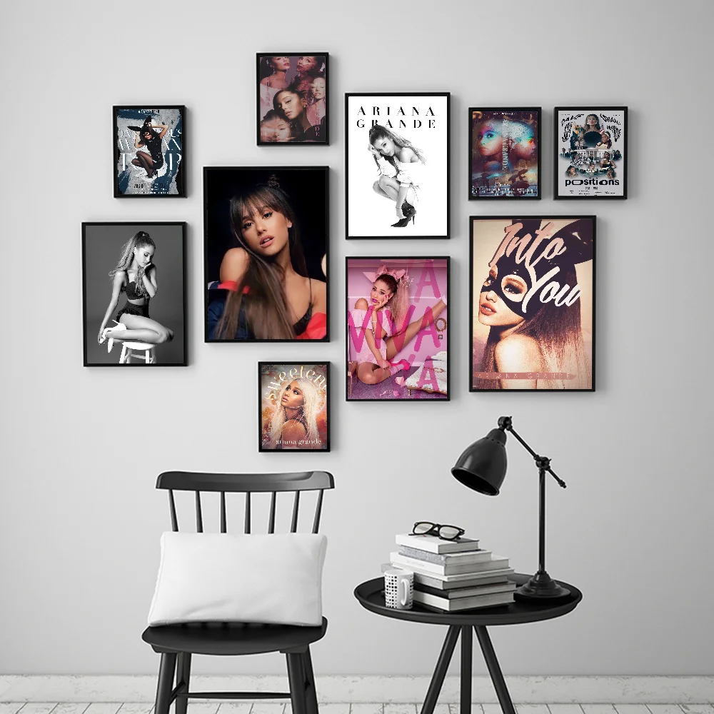 Певица A-Ariana G-Grande DIY липкий постер белая бумага принты плакаты произведения