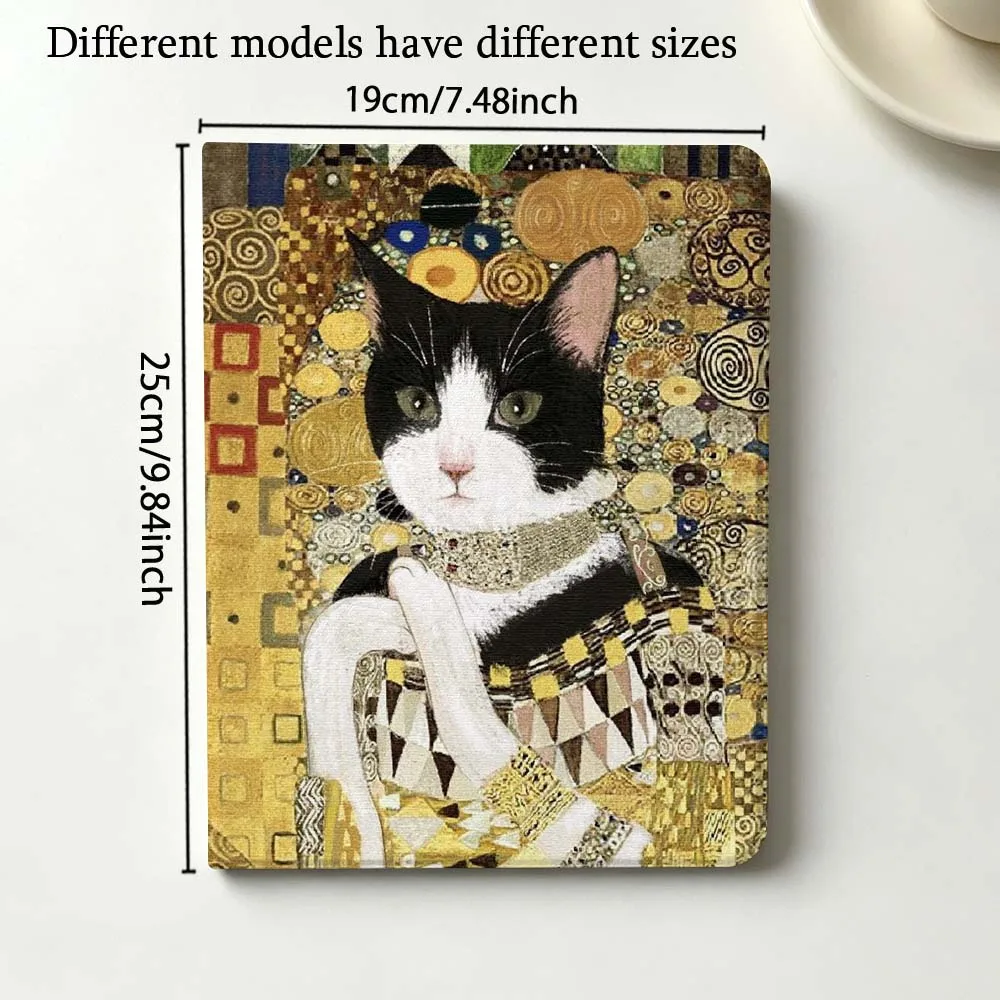 Фото Чехол Golden Art Cat Cute Soft для планшетов Apple iPad Pro Mini A16 A17 A14 4 5 6 7 6-го 7-го поколения 9.7 12.9 11 13 M4 дюймов №4