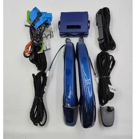 Бесключевой модуль доступа GO для Mercedes Benz A B GLB GLE GLA GLE GLS PKE бесключевые автомобильные аксессуары 2 ручки без хрома цветной код 667