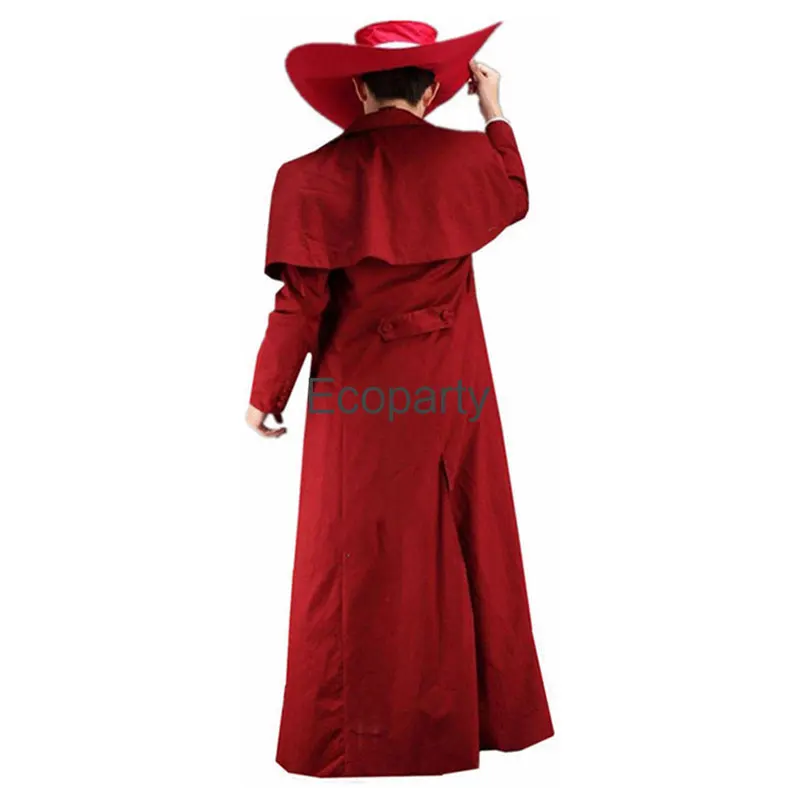 Новый аниме Alucard костюм для взрослых мужчин красный полный вампира охотника