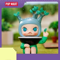 popmart molly potted elevator cute doll toy caja ciega mystery box toy for girl anime figures cute model girl gift guess bag