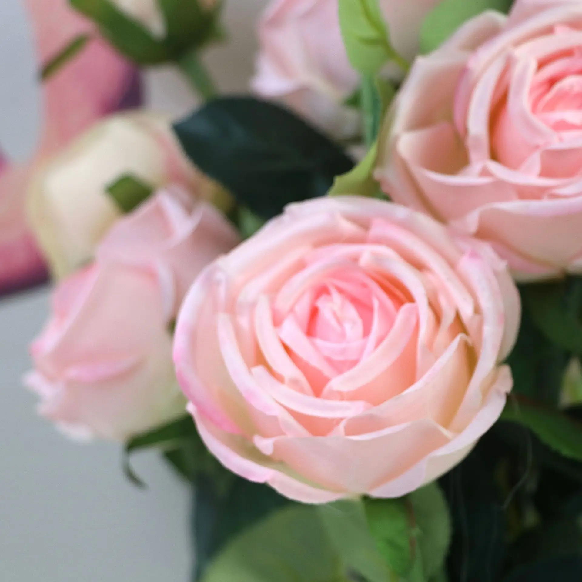 5 шт./лот искусственные 3-головные розы шелковые цветы для украшения дома