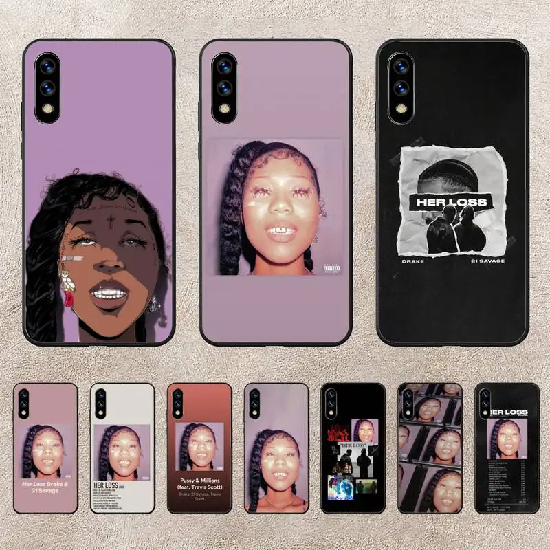 

Her Loss Drake 21 Savage Phone Case For Huawei P10 P20 P30 P50 Lite Pro P Smart Plus Cove Fundas