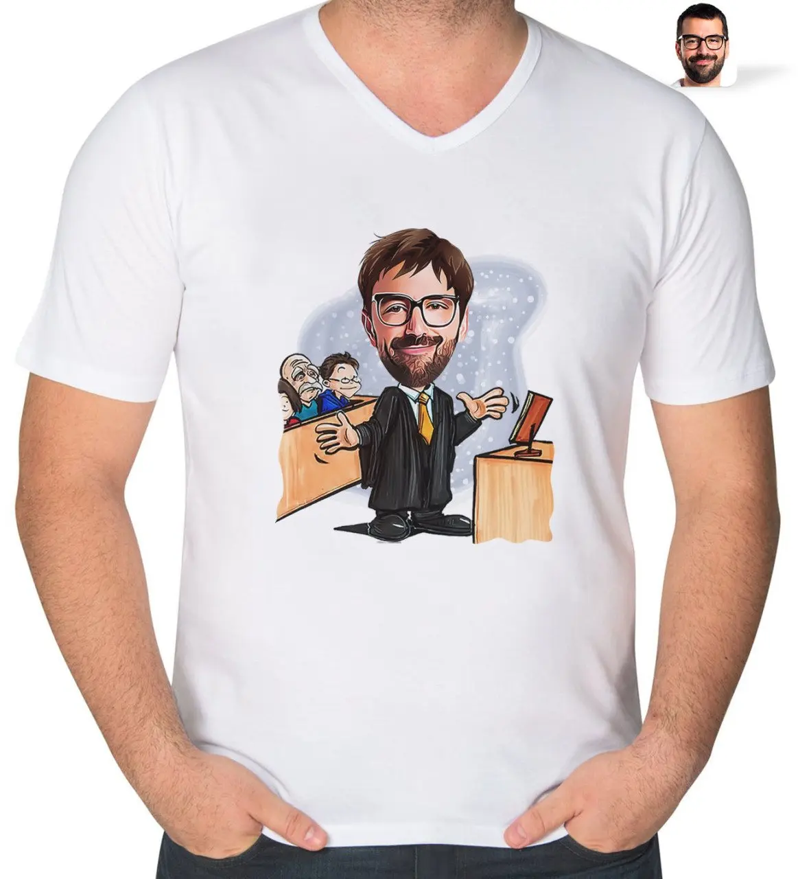 

Персонализированная Мужская карикатура на воротник