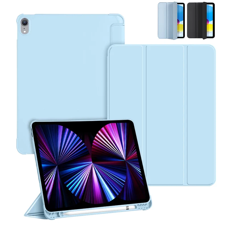 

Stand Case for iPad 10 2022 10th Gen Cases Magnetic Leather Soft TUP Tablet Cover Silicon Funda for iPad 10.9 Inch 2022 A2696