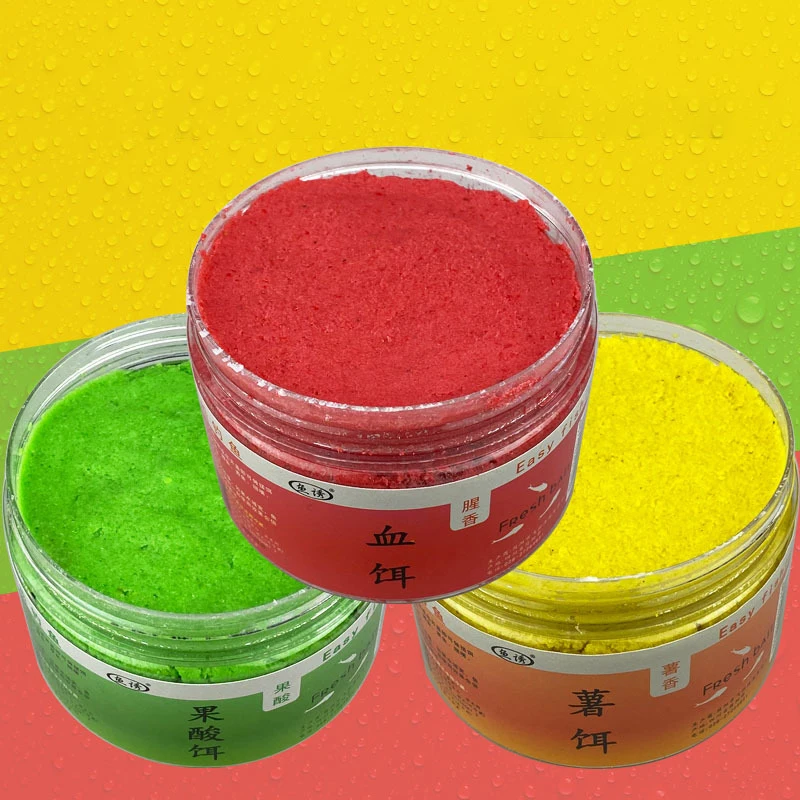 

300g Carp Fishing Feeder Bait Making Material Shrimp Silkworm Chrysalis Earthworm Musk Flavor Additive Groundbait