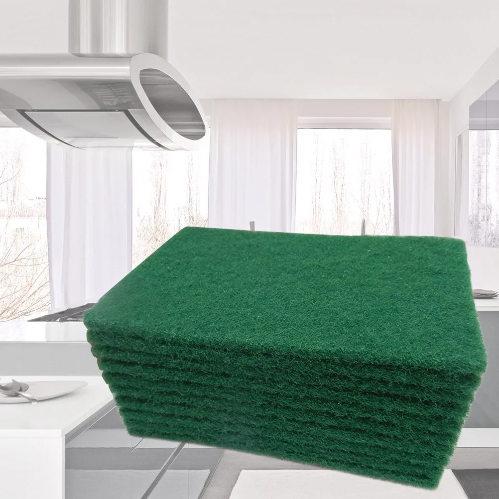 

Pads Scouring Pad Dish Green Scrubscrubber Sponge Reusable Washing Cleaning Kitchen Dishes Scrubbing Cleaner Dishwashing