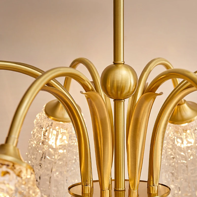 Американская современная искусственная кожа роскошная Подвесная лампа для