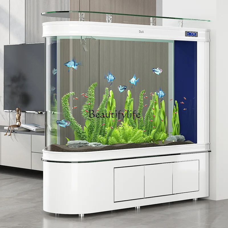 Аквариум золотой рыбки из алюминиевого сплава разделительный экран для гостиной