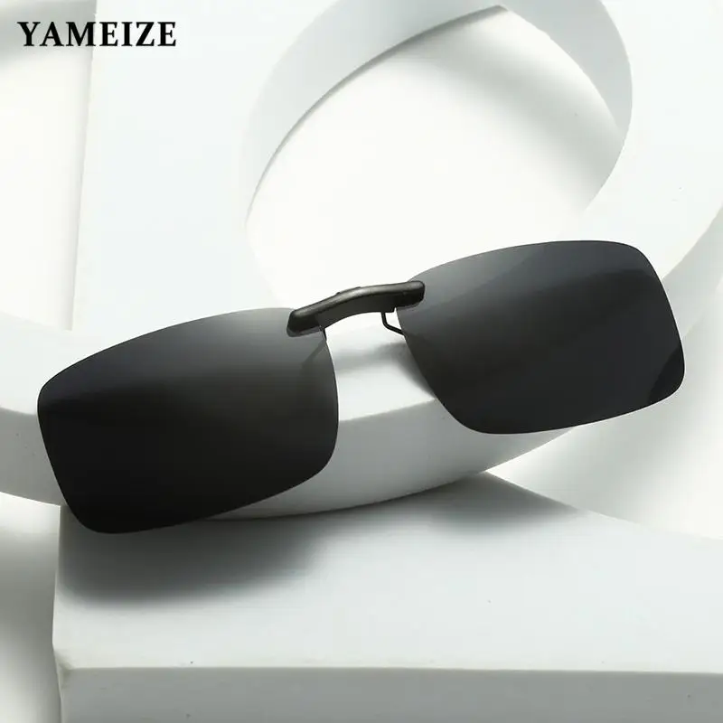 

YAMEIZE Rimless Polarized Clip On Sunglasses Women Men Sport Photochromic Glasses Anti Glare Sun Glasses Night Vision 2022 New