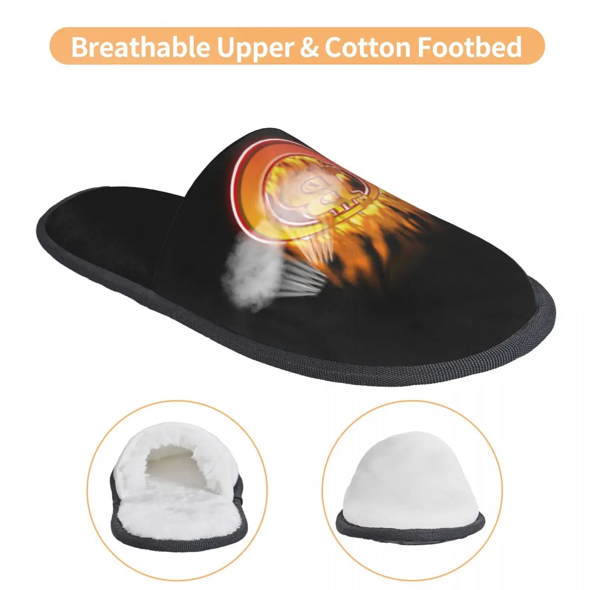 Тапочки для дома на заказ That Bitcoins Is Lit So Hot женские тапочки из мягкой пены с