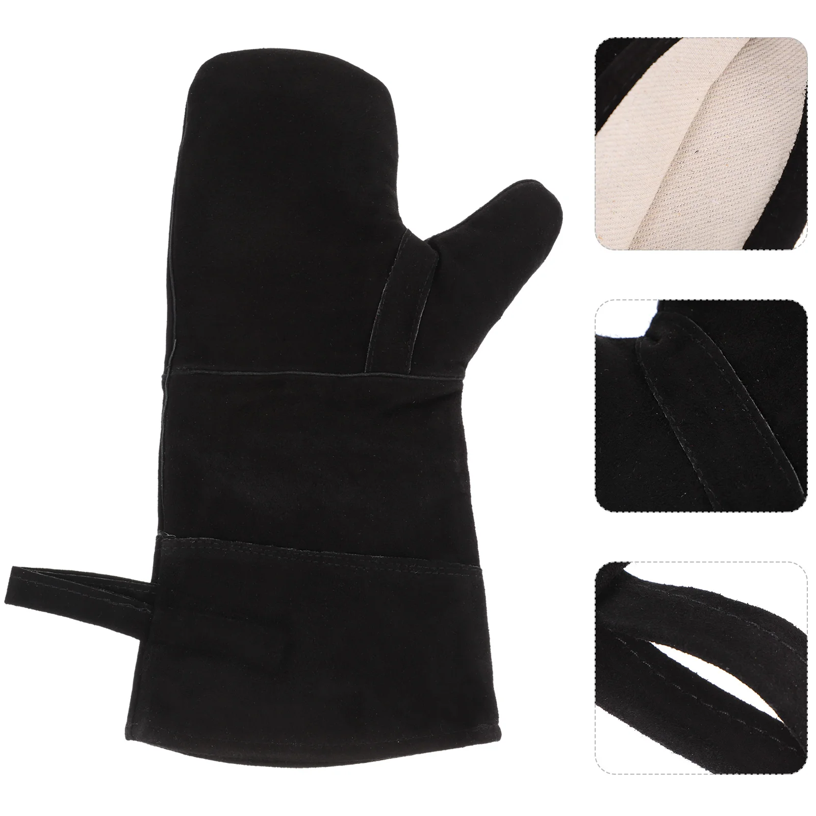 

Oven Heat Resistant Oven Mitts Insulated for Grill Welding Fireplace