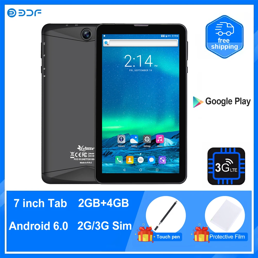 7 Inch Android Tablets Android 6.0 Tablet Pc 2GB RAM WiFi 3G Sim Card Tablet Pc Quad Core Computer Tablet Pc