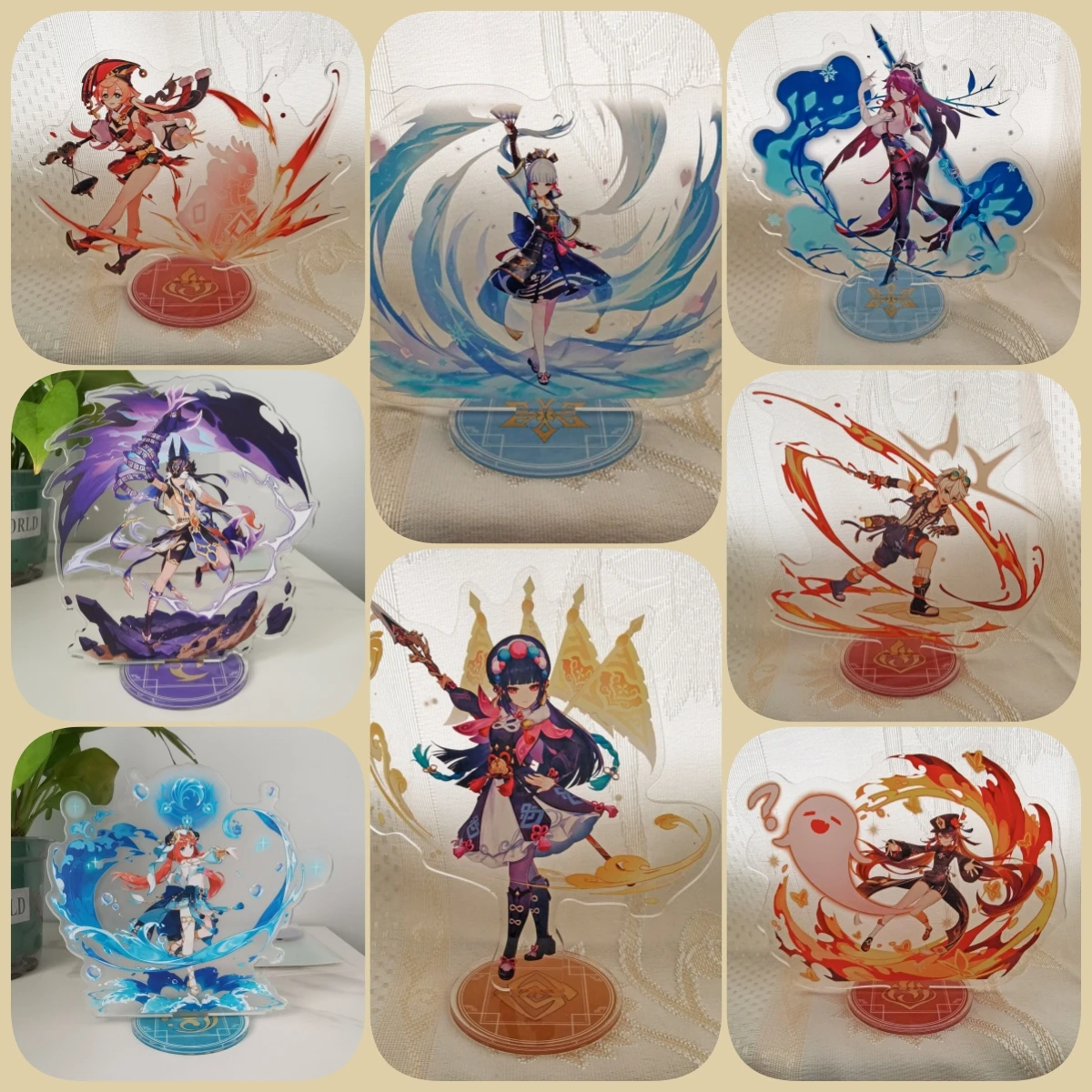 

Anime Acrylic Stand Genshin Impact Figure Wanderer Nahida Cyno Yelan Model Plate Desk Decor Standing Sign Fans Gift