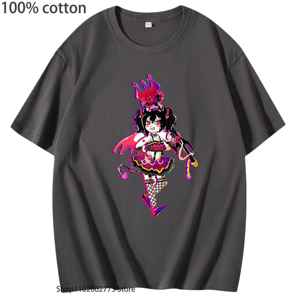 

LoveLive! School Idol Project Kousaka Honoka T-shirts for Women Shirt Men Clothing High Quality Tshirts 100% Cotton Tees Y2k Top