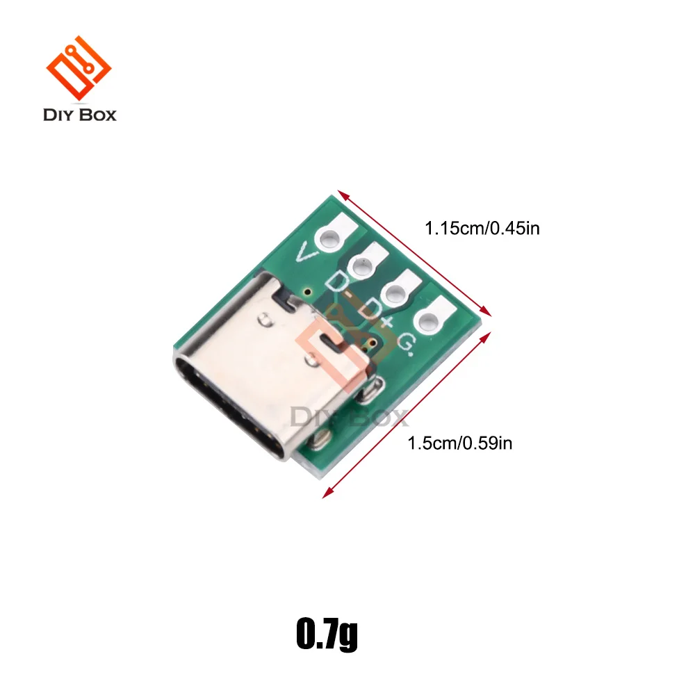 

Переходник Type-C USB3.1 с 16-контактным разъемом «Мама» на 2,54 мм, Тип C, 16 P