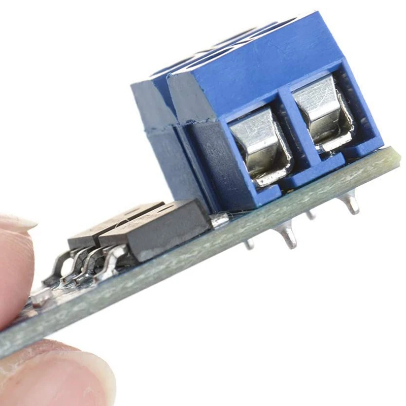 Модуль управления двумя мощными MOSFET транзисторами с драйвером и возможностью регулировки ширины импульсов PWM от 0 до 20 кГц, поддерживающий напряжение от 5 до 36 Вольт и ток до 15 Ампер (максимум 30 Ампер) и выходную мощность до 400 Ватт - "Модул