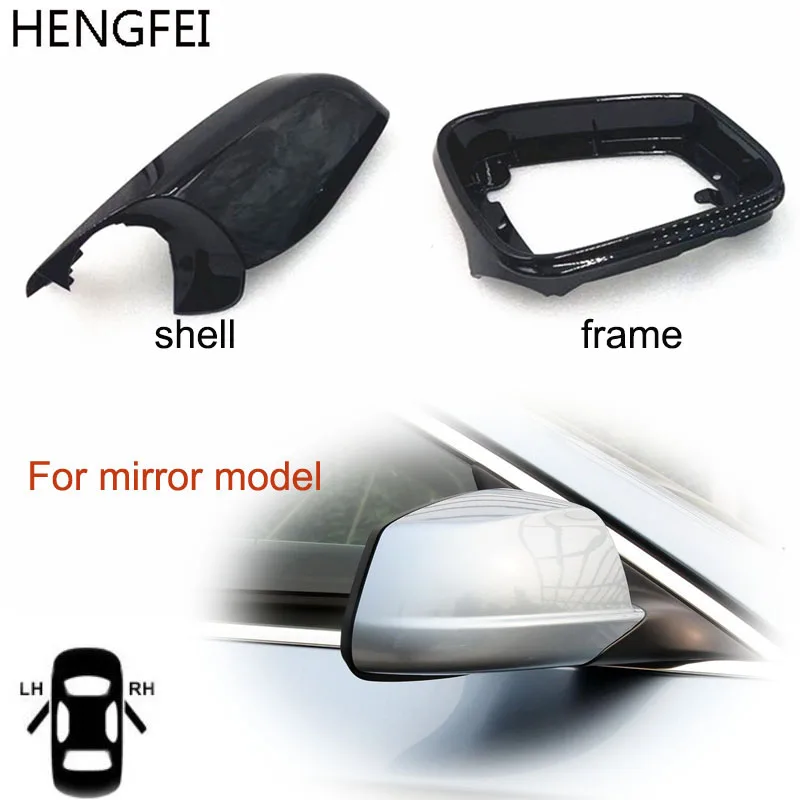 

Car Mirror cover For BMW 5 series 520 525 528 530 model 2009-2010 rear view mirror shell housing case