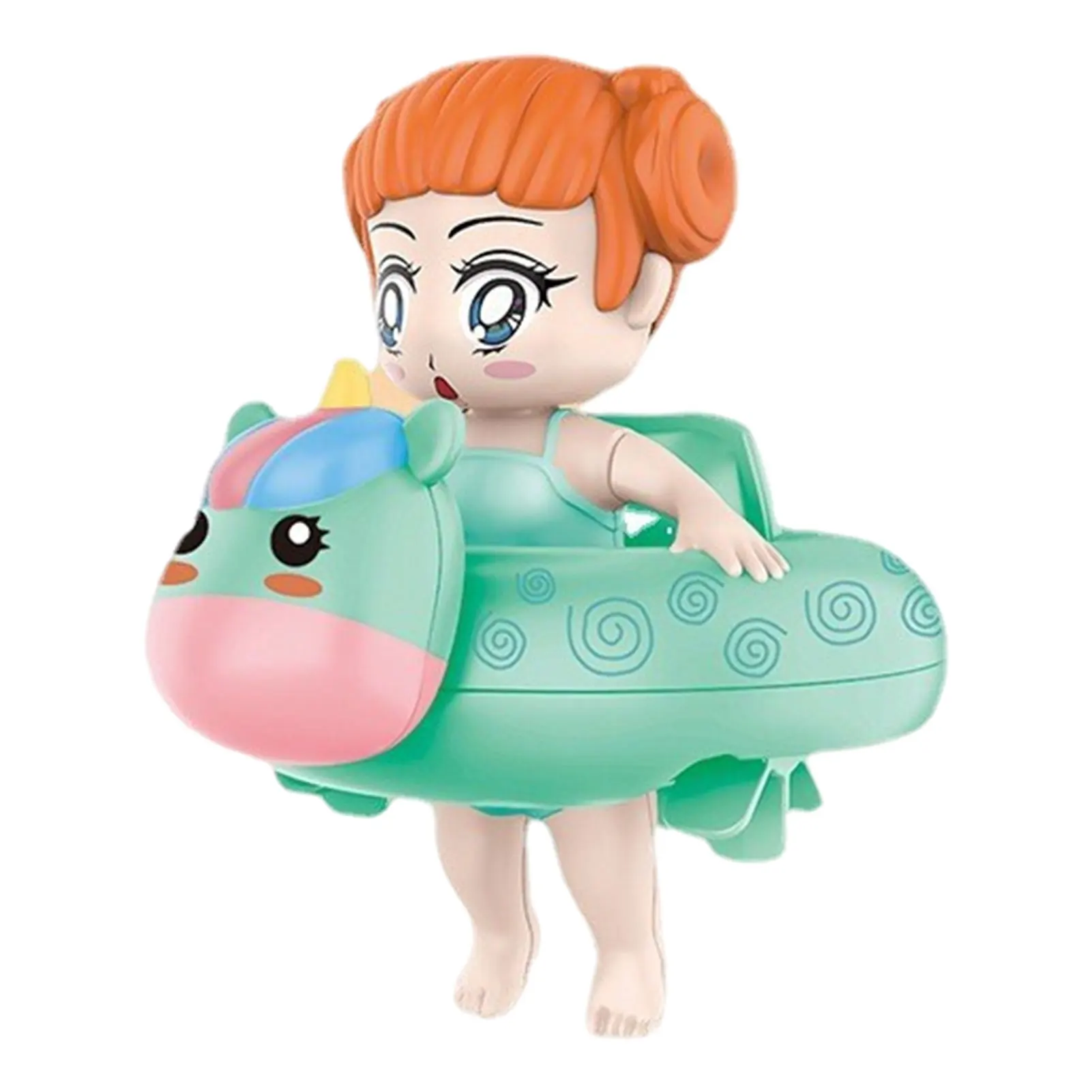 

Wind Up Bath Toy Floating Wind-Up Girl Bathtub Toy For Toddlers Floating Bathtub Toys With Water Sprinkler Effect Water Table