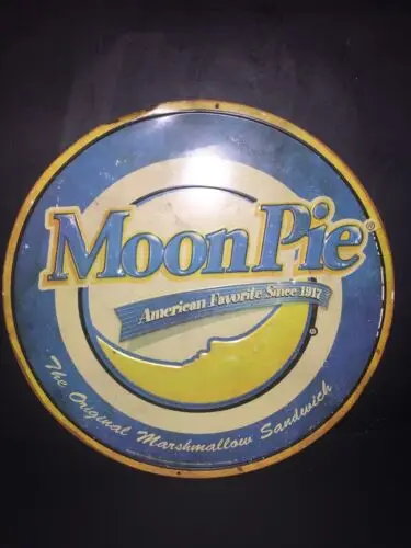 Бренд MOON PIE-круглый жестяной знак Moonpie сэндвич-Декор