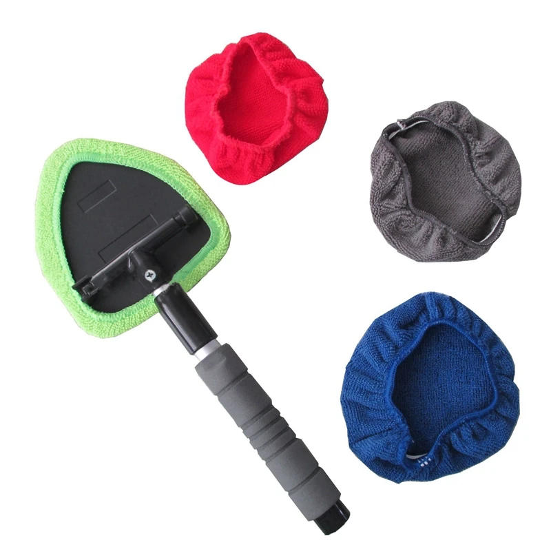 

Glass Demister Windshield Cleaner Window Cleaner Removable Handle Car Cleaning Brush Kit
