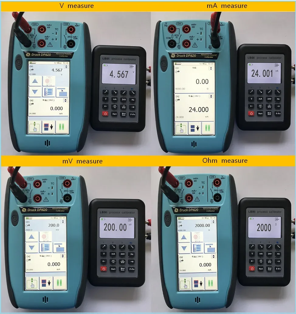 Фото Генератор сигналов тока, калибратор процессов LB06 Hart Modbus 4~20мА/0~10В, новый №4