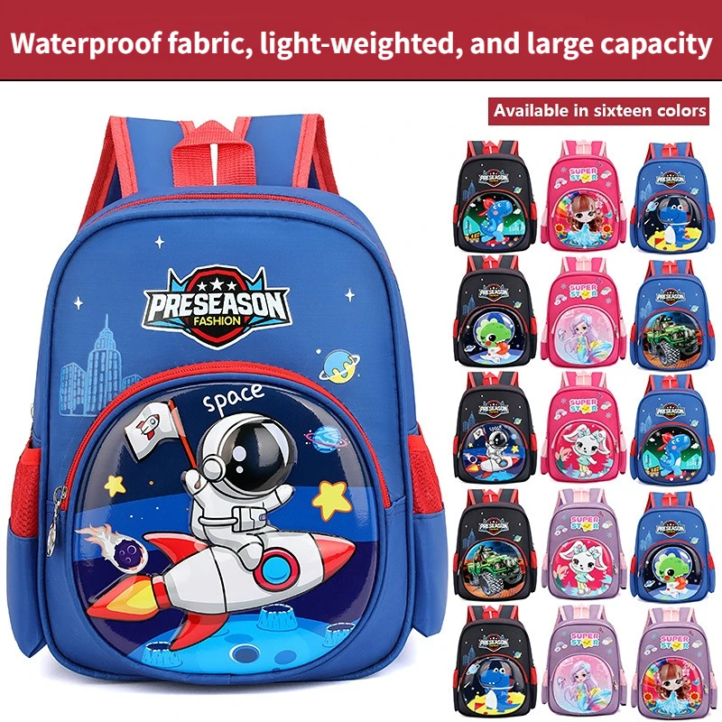 

School Bags Waterproof Light Weight School Backpack For Boys Girls Backpacks For Kids 3-6 Years Old Primary School Bag