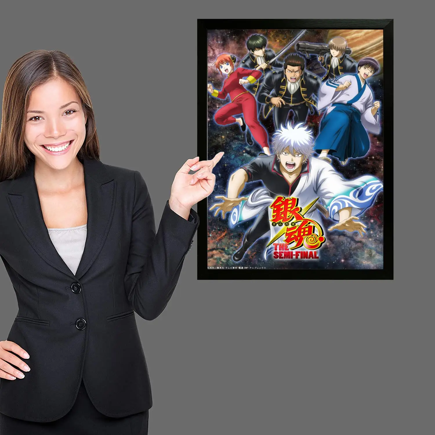 Gintama Magazine Художественный постер на холсте