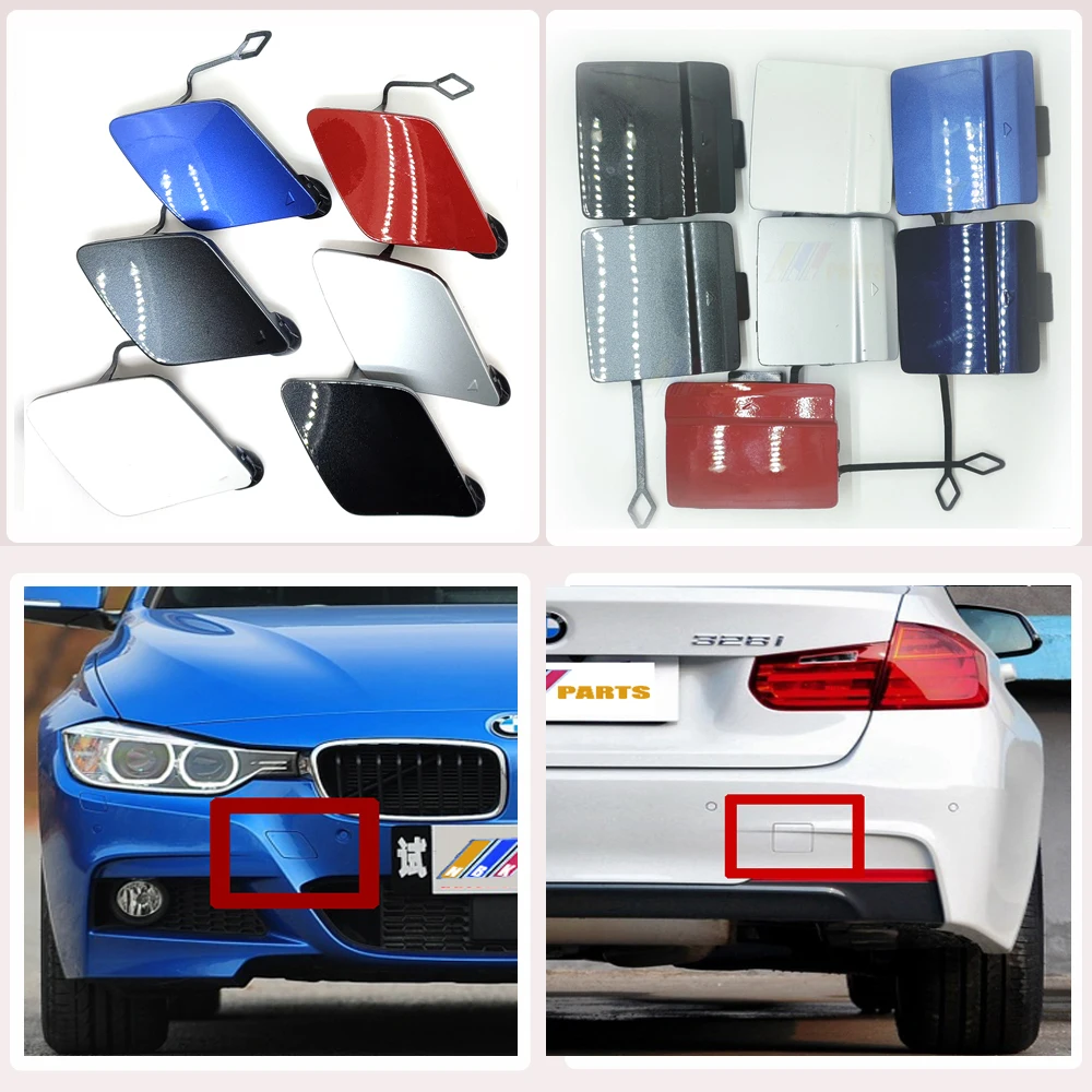 

Оригинальная крышка для буксировки 13-18 BMW3 F31 M-Спортивная фотокамера 316d 318dX 320i 328d 328dX 328i 330dX 335iX, передняя и задняя