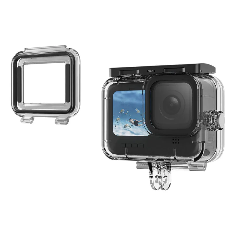

Waterproof Case Full Scene Anti-fog Underwater Tempered Glass Lens Diving Housing Cover for GoPro Hero 9 10 11 Black