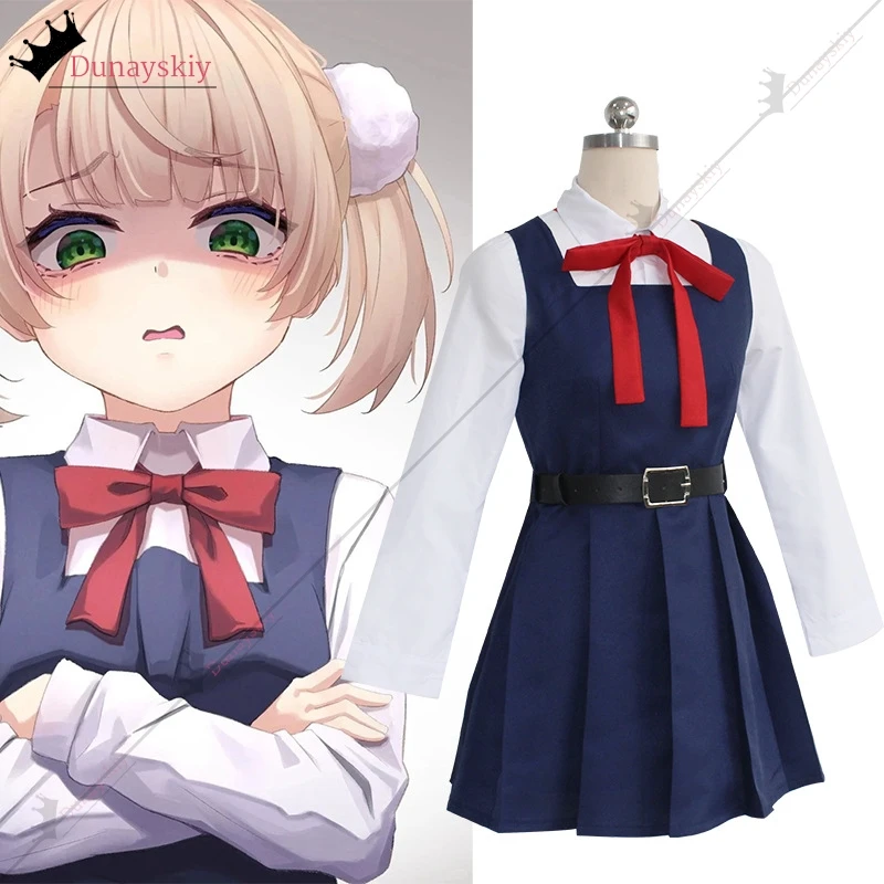 Shigure Ui Косплей Костюм Митака Аса Cos Одежда Парик JK Девушка Школьная Форма