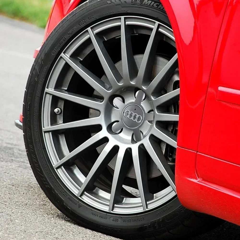 Комплект из 4 оригинальных колпаков ступицы колеса для Audi Sline TT A1 A2 A3 A4 A5 A6 A7 A8 8P B6 B7 B8 C5 C6 C7 Q5 Q7 S2 S3 S4 S5 S6 (art.: 3920da7ccae1a) - 3920da7ccae1a