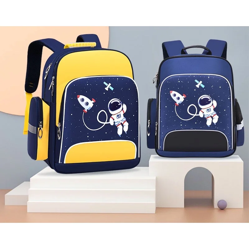 Children Student Cartoon Space Astronaut Backpacks New Primary Girl Boy Cute Rabbit Large Schoolbags for Grade 1-6 Drop Shipping