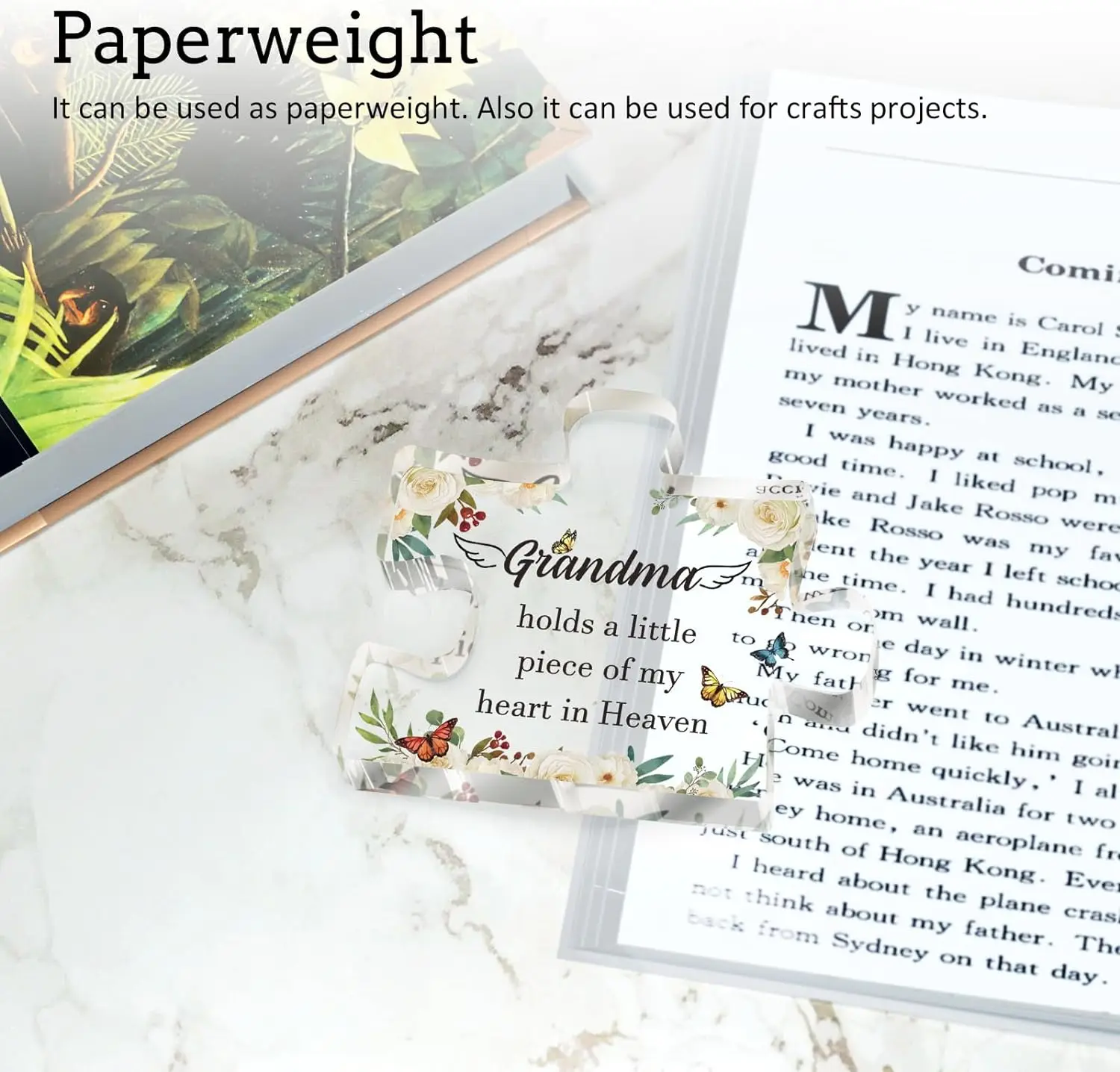 Подарки сочувствия за потерю бабушки памятные подарки акриловый пазл-зубной